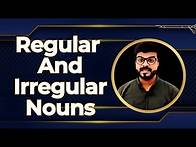 Video thumbnail for Regular and Irregular Noun in English - All About English