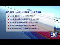 Video thumbnail for A look at the Kansas City Chiefs’ full 2023 schedule