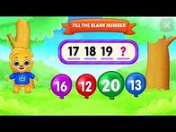 Video thumbnail for Fill the Missing Number 1-20 – Fun Counting Game for Kids!