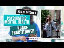 Video thumbnail for How to Become a Psychiatric Mental Health Nurse Practitioner (PMHNP)