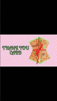 Video thumbnail for How to make a THANK YOU Card in minutes | #shorts