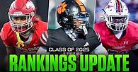Video thumbnail for College football recruiting rankings: 2025 Top247 features 10 new 5-stars as early offseason camps fuel update