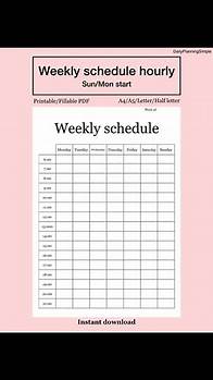 Video thumbnail for Daily planning simple on Etsy ✨ This printable hourly weekly schedule template will help you stay more organized. Use this minimal weekly planner pdf as a school schedule, student planner or a simple weekly overview to increase your productivity. With its simple design the planner will fit any home aesthetic. Product information: - 2 different backgrounds: white/yellow - Sunday and Monday start included - 4 sizes: A4/A5/US letter/half letter - Fillable PDF/Printable - Instant download #weeklysch