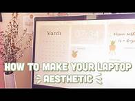 Video thumbnail for HOW TO MAKE YOUR LAPTOP AESTHETIC (Customize Windows 10 laptop) I How to make a wallpaper organizer