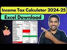 Video thumbnail for Income Tax Calculator 2024-25 Excel DOWNLOAD | New vs Old Tax Regime