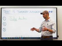 Video thumbnail for What Is a Summary Judgement? - With Attorney Jeb Butler
