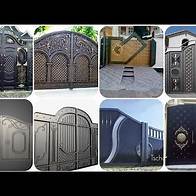 Video thumbnail for Wrought iron gate design || Main entrance gate design for home || Modern home iron entry gate