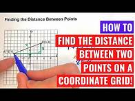 Video thumbnail for Finding the Distance Between Two Points on a Coordinate Grid