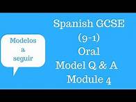 Video thumbnail for GCSE Spanish Oral | Module 4 Questions and answers