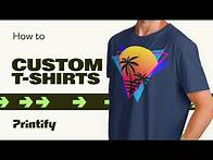 Video thumbnail for How to Create and Sell Custom T-Shirts (Printify - Print on Demand)