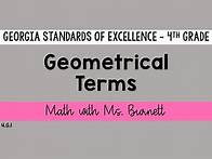 Video thumbnail for Geometric Terms