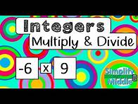 Video thumbnail for Multiply & Divide Integers