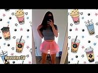 Video thumbnail for Tiktok Transparent Dress Challenge 🍌🍑 Girls Without Underwear 2024