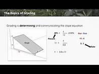 Video thumbnail for Grading A,B,C for Landscape Architects