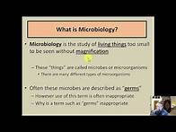 Video thumbnail for Microbiology - Introduction to Microbiology - Chapter 1 - Part 1.1
