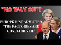 Video thumbnail for Europe’s Industrial Collapse: Energy Crisis, Job Losses & The End of Factories｜Manufacturing Crisis