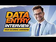 Video thumbnail for DATA ENTRY INTERVIEW QUESTIONS & ANSWERS! (Data Entry Clerk, Officer, Operators, and Manager Roles)