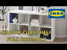 Video thumbnail for How to Assemble an Ikea Kallax Cube Shelf | Great Beginner Project