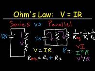 Video thumbnail for Series and Parallel Circuits Explained - Voltage Current Resistance Physics - AC vs DC & Ohm's Law