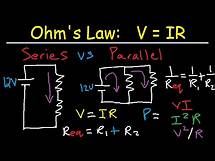 Video thumbnail for Series and Parallel Circuits Explained - Voltage Current Resistance Physics - AC vs DC & Ohm's Law