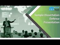 Video thumbnail for Sample Dissertation Defense Presentation Powerpoint Presentation Slides