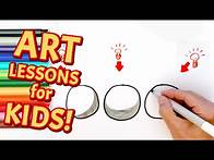 Video thumbnail for Learn Lighting and Shading Easy | Simple Lighting Concepts | Art Lessons for Kids
