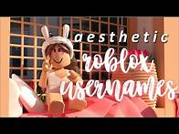 Video thumbnail for aesthetic roblox usernames || alourelia