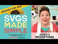 Video thumbnail for How to Customize SVG Cut Files in Cricut Design Space - Updated for 2022! (SVGs Made Simple #3)