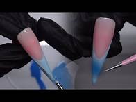 Video thumbnail for how to do french tips like a PRO | gel-x nail art tutorial