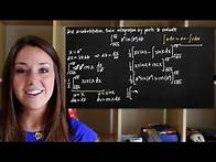 Video thumbnail for U-substitution with integration by parts (KristaKingMath)
