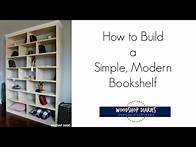 Video thumbnail for How to Build a Simple Modern Bookshelf