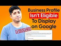 Video thumbnail for How To Fix Your Business Profile isn't eligible to display on Google error in Google My Business