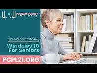 Video thumbnail for WIndows 10 for Seniors Tutorial