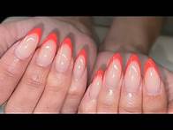 Video thumbnail for Almond French Tips - How To Do Nails For Beginners