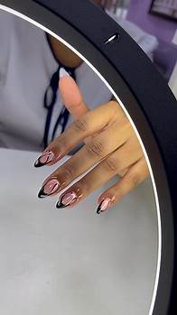 Video thumbnail for Stylish French Tip Almond Nails for the Trendsetters