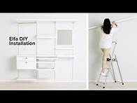 Video thumbnail for Elfa DIY Installation | The Container Store Custom Closets
