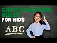 Video thumbnail for Capitalization Rules for Kids | Learn the capitalization rules in a fun interactive video for kids