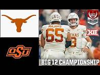 Video thumbnail for Big 12 Championship Game: Oklahoma State Cowboys vs. Texas Longhorns | Full Game Highlights
