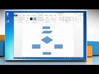 Video thumbnail for Make a FlowChart in Microsoft Word 2013