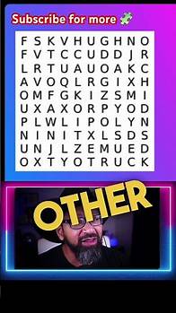 Video thumbnail for 🧩🧠Challenging Word Search Puzzle: Can You Solve It?