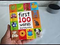 Video thumbnail for First 100 Words book for toddlers