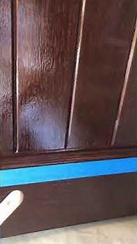 Video thumbnail for How to brush spar urethane over gel stain on a fiberglass door