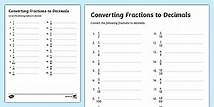 Video thumbnail for Converting Fractions to Decimals Worksheet for 3rd-5th Grade