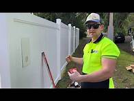 Video thumbnail for How To Install Full Privacy PVC Fencing - Outback Fencing