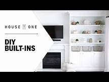 Video thumbnail for How to Build a Custom Built-in Shelving Unit | House One