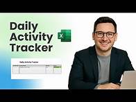 Video thumbnail for Daily Activity Tracker In Excel