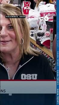 Video thumbnail for Brutus Buckeye statue vandalized outside OSU campus store