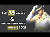 Video thumbnail for Top 75 Cool And Unique Usernames for Pubg Mobile | Best Names For Pubg Player | Unused 2022