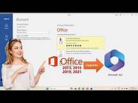 Video thumbnail for How to Upgrade to Microsoft 365 from Office 2021, 2019, 2016 & 2013