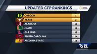 Video thumbnail for Alabama in at No. 11 in latest College Football Playoff rankings